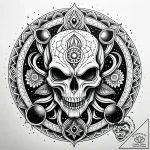 Xenomorph skull overgrown with alien fungus,… – style Jaeger Simple – tattoo sketch (02.11.2025 03:08)