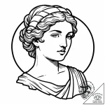 Fragment of a greek statue’s face (eg, venus)… – style Jaeger Mini – tattoo sketch (02.11.2025 03:53)