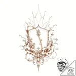 Ivory relic through spectral rift, artistic t… – style Flux Inscriptions – tattoo sketch (02.11.2025 04:43)