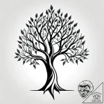 A powerful bolt of lightning striking a tree,… – style Jagger Old – tattoo sketch (02.11.2025 08:58)