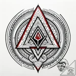 Bone sigil chained to relic, artistic tattoo… – style Jagger Old – tattoo sketch (02.11.2025 09:38)