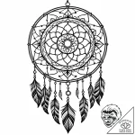 Tattoo sketch, dream catcher with paprikaвђ™s… – style Jaeger Mini – tattoo sketch (02.11.2025 09:53)