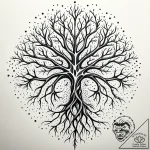 Neuron, artistic tattoo sketch, dynamic compo… – style Jaeger Simple – tattoo sketch (02.11.2025 13:08)