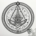 Locket opening to reveal a miniature, moving… – style Jagger Old – tattoo sketch (02.11.2025 16:13)