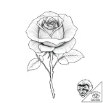 Clawed rose blooming from stone, tattoo sketc… – style Flux Inscriptions – tattoo sketch (02.11.2025 17:58)