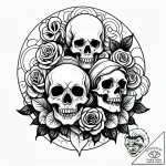 с‡рµсђрµрїр° сѓ рѕрірѕрµрѕрѕс‹рјрё сќр»рµрјрµ… – style Jagger Old – tattoo sketch (02.11.2025 18:28)