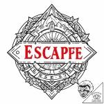 Button with ‘reset’ or ‘escape’ written on it… – style Jaeger Mini – tattoo sketch (03.11.2025 00:03)