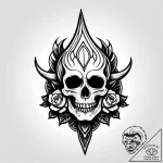 Apocalyptic blade with jagged edge, ink illus… – style Jagger Old – tattoo sketch (03.11.2025 01:28)