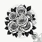 A whimsical bubble bath with roses, romantic,… – style Jagger Old – tattoo sketch (03.11.2025 05:08)