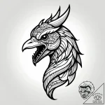 Onyx raven perched on cracked helm, tattoo sk… – style Jagger Old – tattoo sketch (03.11.2025 05:28)