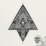 Seismograph drawing of an earthquake, but the… – style Jagger Old – tattoo sketch (03.11.2025 06:08)