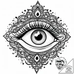 Tattoo sketch, mikeвђ™s eye with reflection o… – style Jaeger Mini – tattoo sketch (03.11.2025 07:23)