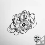 Shuffle play icon from music player, tattoo s… – style Jaeger Simple – tattoo sketch (03.11.2025 10:58)