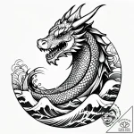 Epaulet, artistic tattoo sketch, on a clean w… – style Jagger Old – tattoo sketch (03.11.2025 13:28)