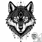 Tattoo sketch, mike silhouette with monster e… – style Jaeger Mini – tattoo sketch (03.11.2025 14:03)