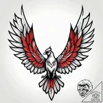 Feathered wings caught in web, artistic tatto… – style Jagger Old – tattoo sketch (03.11.2025 17:48)