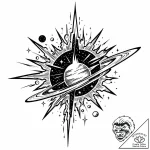 Tat tattoo sketch, blazing comet streaking th… – style Jaeger Mini – tattoo sketch (03.11.2025 18:23)