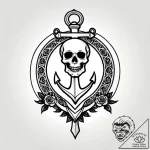 Apocalyptic anchor shattering dimensions, tat… – style Jagger Old – tattoo sketch (03.11.2025 18:28)