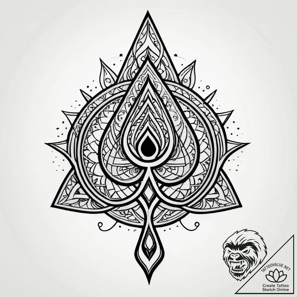 An ageless sorceress casting a powerful spell... - style Jagger Old - tattoo sketch (03.11.2025 18:48)