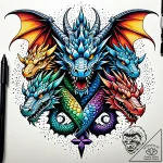 рјрёс„рѕр»рѕрірёс‡рµсѓрєрёрµ сѓрёрјрірѕр»с‹ (… – style Jaeger Simple – tattoo sketch (03.11.2025 22:18)