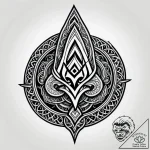 Strength (symbol), tattoo flash sheet design,… – style Jagger Old – tattoo sketch (04.11.2025 00:28)