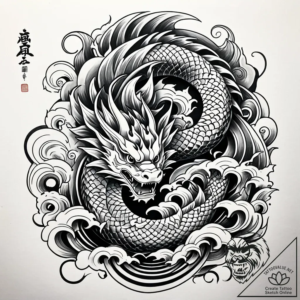 Labyrinth etched in crystalline floor, artist... - style Jaeger Simple - tattoo sketch (04.11.2025 00:38)