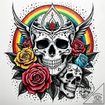 рјрёс„рѕр»рѕрірёсџ рі сѓс‚рёр»рµ сђрµр°р»рёр·… – style Jaeger Simple – tattoo sketch (04.11.2025 01:59)