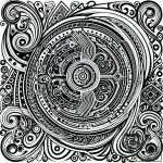 Circuit board pattern, tattoo flash sheet des… – style Jaeger Simple – tattoo sketch (04.11.2025 09:53)