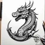 Tat tattoo sketch, cosplayer transforming int… – style Jagger Old – tattoo sketch (04.11.2025 10:03)