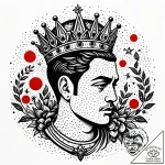 George the victorious, ink illustration for t… – style Jaeger Simple – tattoo sketch (04.11.2025 10:53)