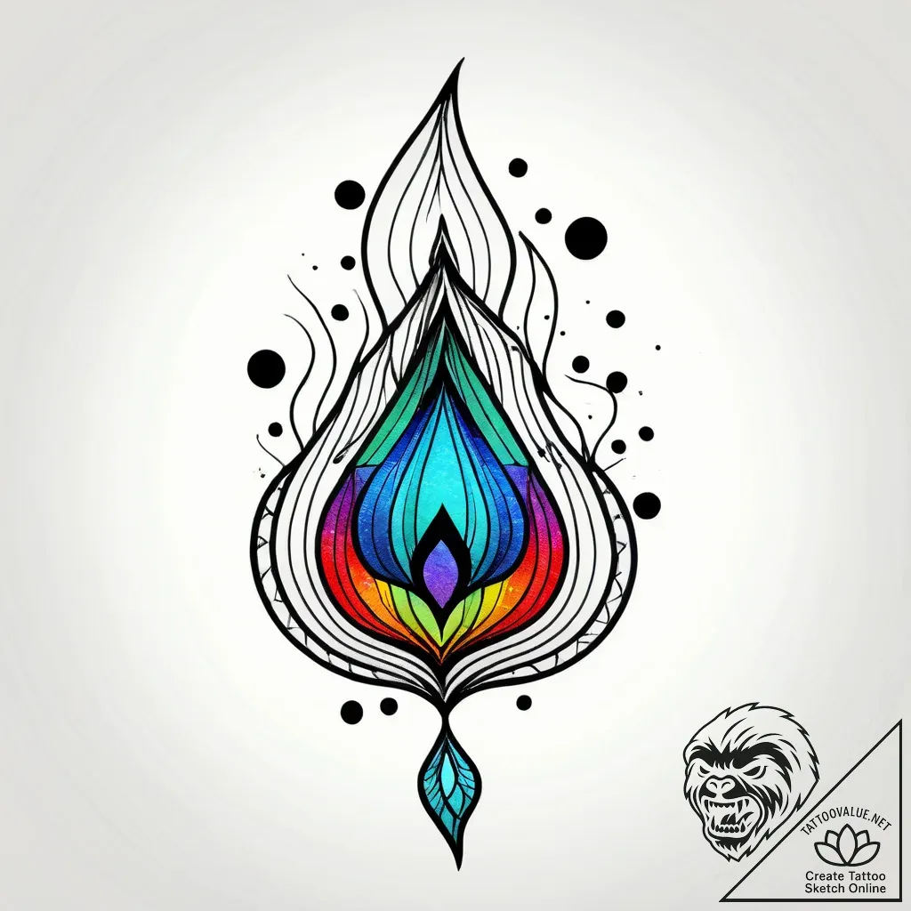 Dots (as a pattern), artistic tattoo sketch,... - style Jagger Old - tattoo sketch (04.11.2025 12:23)