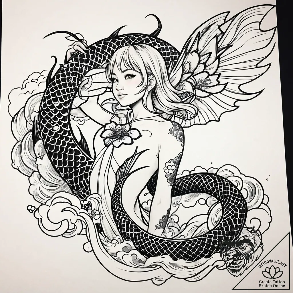 Tat tattoo sketch, gwen stacy with web wings... - style Jaeger Simple - tattoo sketch (04.11.2025 13:33)