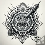 An articulated robot arm meticulously assembl… – style Jaeger Simple – tattoo sketch (04.11.2025 14:33)