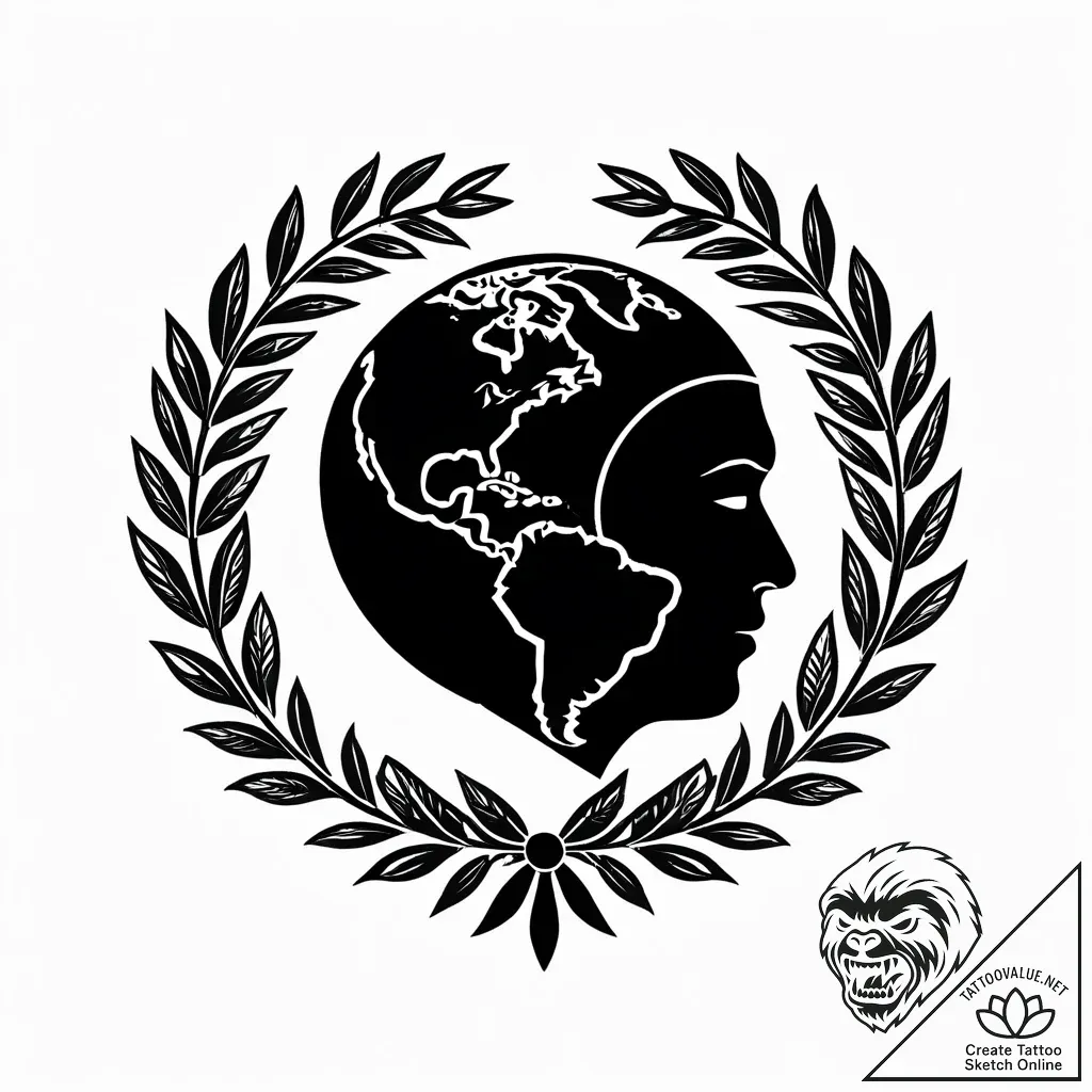 Tat tattoo sketch, politician silhouette with... - style Jaeger Simple - tattoo sketch (04.11.2025 16:53)