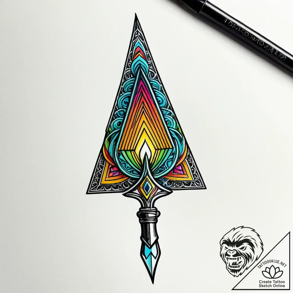 Injector needle filled with a volatile, glowi... - style Jagger Old - tattoo sketch (04.11.2025 17:23)
