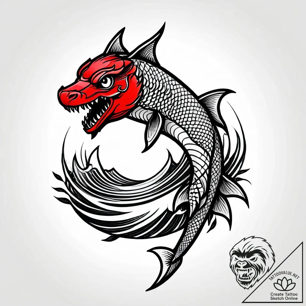 Dagger circled by skeletal hands, tattoo line... - style Jagger Old - tattoo sketch (04.11.2025 20:23)