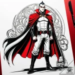 Tattoo sketch, gru with cape and shadow, dram… – style Jaeger Simple – tattoo sketch (04.11.2025 20:53)