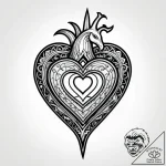 Ancient heart encased in ice, tattoo flash sh… – style Jagger Old – tattoo sketch (04.11.2025 22:23)