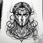 Eskizto, tattoo sketch, linguini nervous expr… – style Jaeger Simple – tattoo sketch (05.11.2025 00:33)