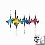 Audio waveform of a specific word (eg, “love”… – style Jaeger Mini – tattoo sketch (05.11.2025 01:18)