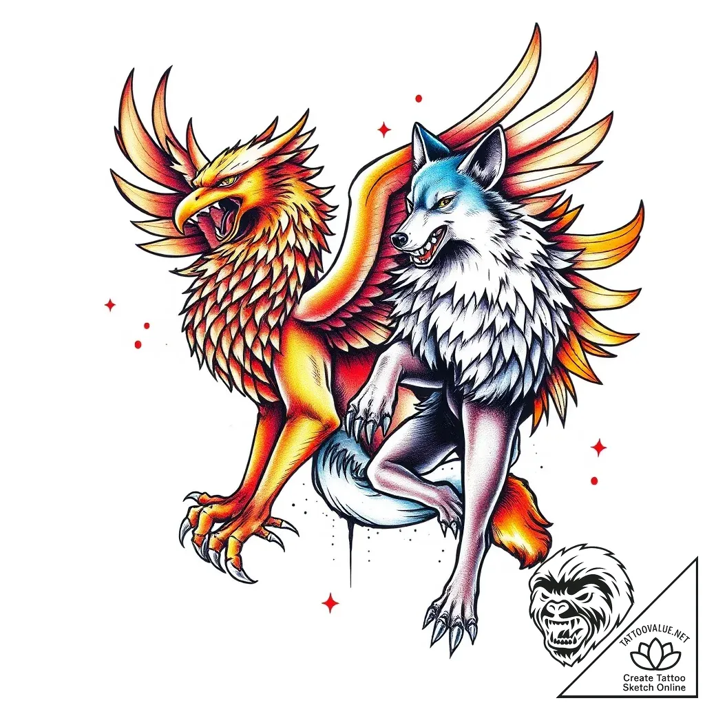 рјрёс„рѕр»рѕрірёс‡рµсѓрєрёрµ р°сђс‚рµс„р°рєс‚... - style Flux Inscriptions - tattoo sketch (05.11.2025 02:44)