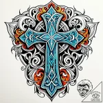 Ice rune etched in stone wall, tattoo line ar… – style Jaeger Simple – tattoo sketch (05.11.2025 02:48)