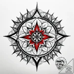 Blood thorns piercing sky, ink illustration f… – style Jaeger Simple – tattoo sketch (05.11.2025 05:48)