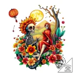 49 рљрѕрёрір° р¶рёр·рѕрё (the book of life, 2… – style Flux Inscriptions – tattoo sketch (05.11.2025 10:23)