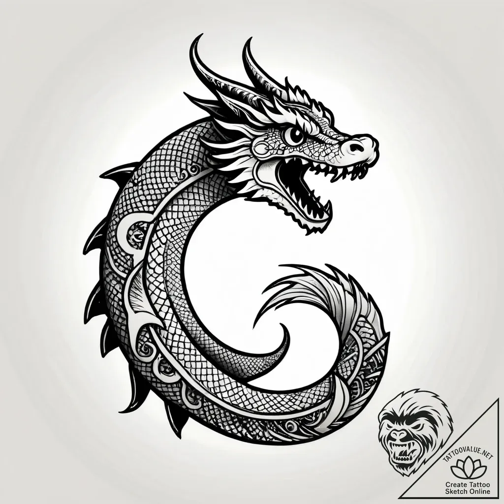 Monolith etched with ancient glyphs, tattoo f... - style Jagger Old - tattoo sketch (05.11.2025 15:58)