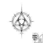 Triquetra, tattoo flash sheet design, on a cl… – style Flux Inscriptions – tattoo sketch (05.11.2025 17:03)