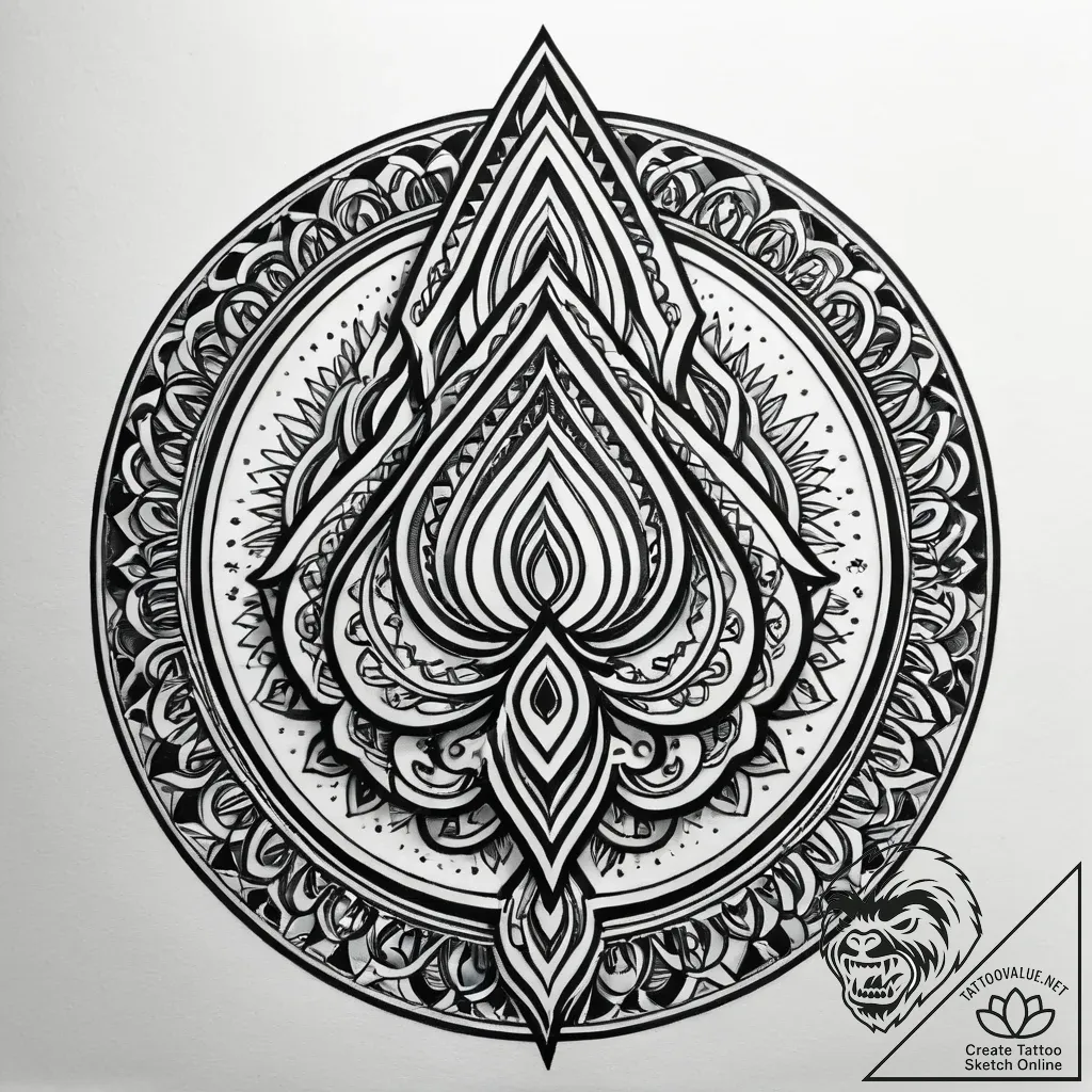 Opal medallion glowing faintly, concept art f... - style Jagger Old - tattoo sketch (05.11.2025 20:18)