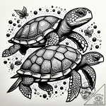 Eskizto, tattoo sketch, crush and friends tur… – style Jaeger Simple – tattoo sketch (05.11.2025 22:48)