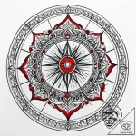 Surveyor’s transit, for mapping the world wit… – style Jagger Old – tattoo sketch (05.11.2025 23:58)