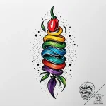Perun, tattoo flash sheet design, soft whip s… – style Jaeger Simple – tattoo sketch (06.11.2025 01:28)